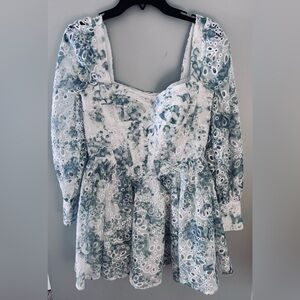 Elegant Floral Lace Women Dress